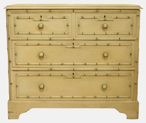 19th Century Small Painted Chest of Drawers
