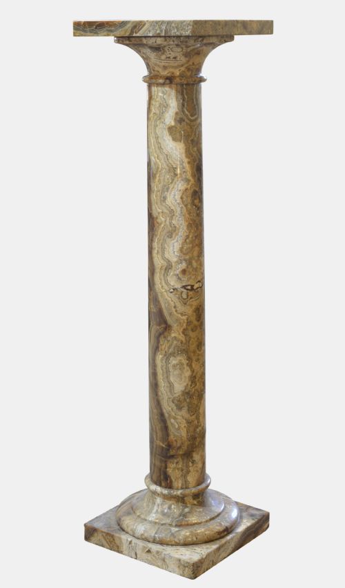 Late 19th Century Agate Torchere