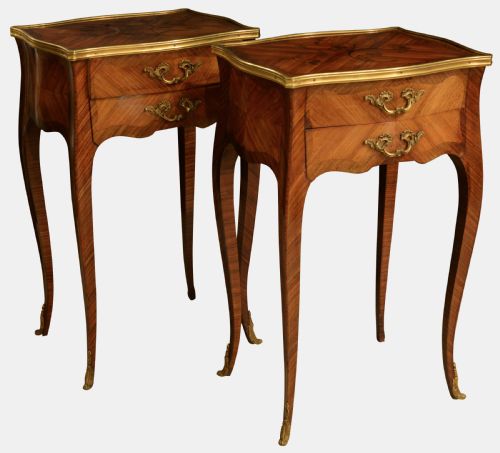 Pair of French Bedsides