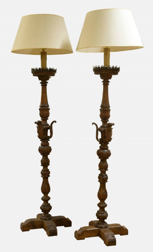 Pair of Italian Standard Lamps C1900