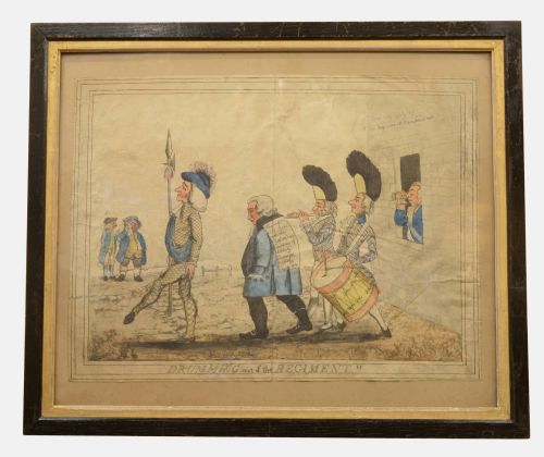 Satirical Broadside Print by William Holland