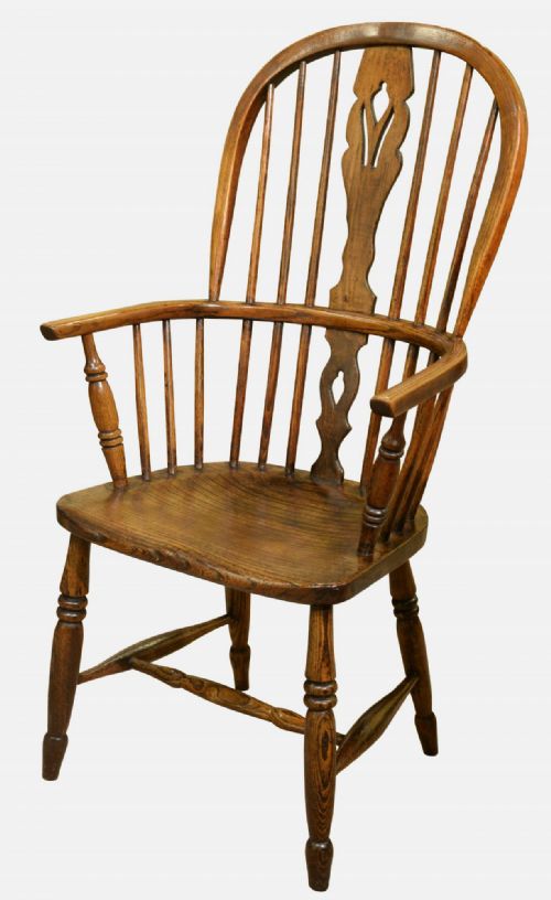 
19th Century Highback Windsor Armchair