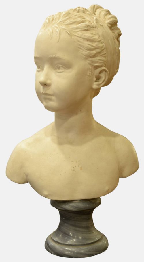 Plaster Bust of Louise Brongniart