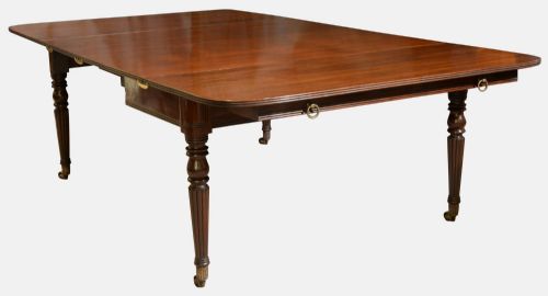 Gillows Fold Over Top Extending Dining Table