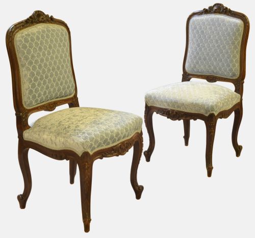 Pair of French Occasional Side Chairs