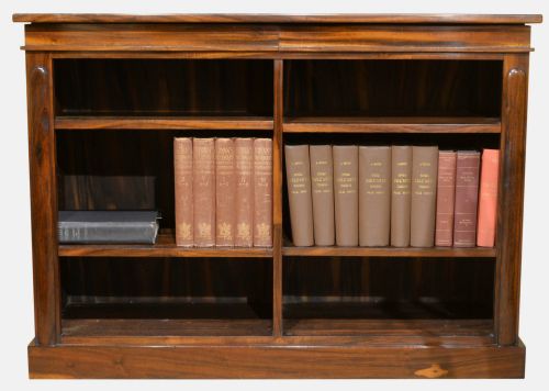 Late Regency Open Bookcase

