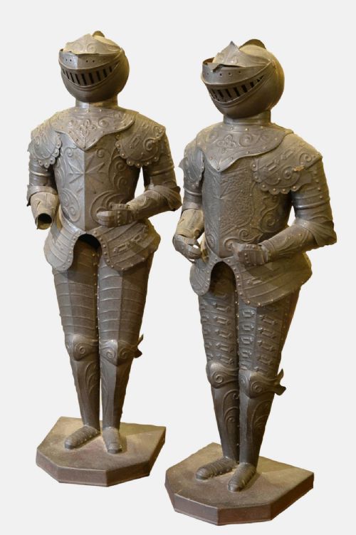 Pair of Miniature Suits of Armour