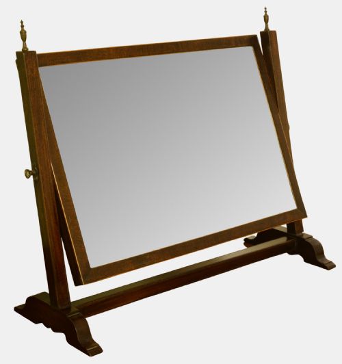 George III Mahogany Swing Mirror