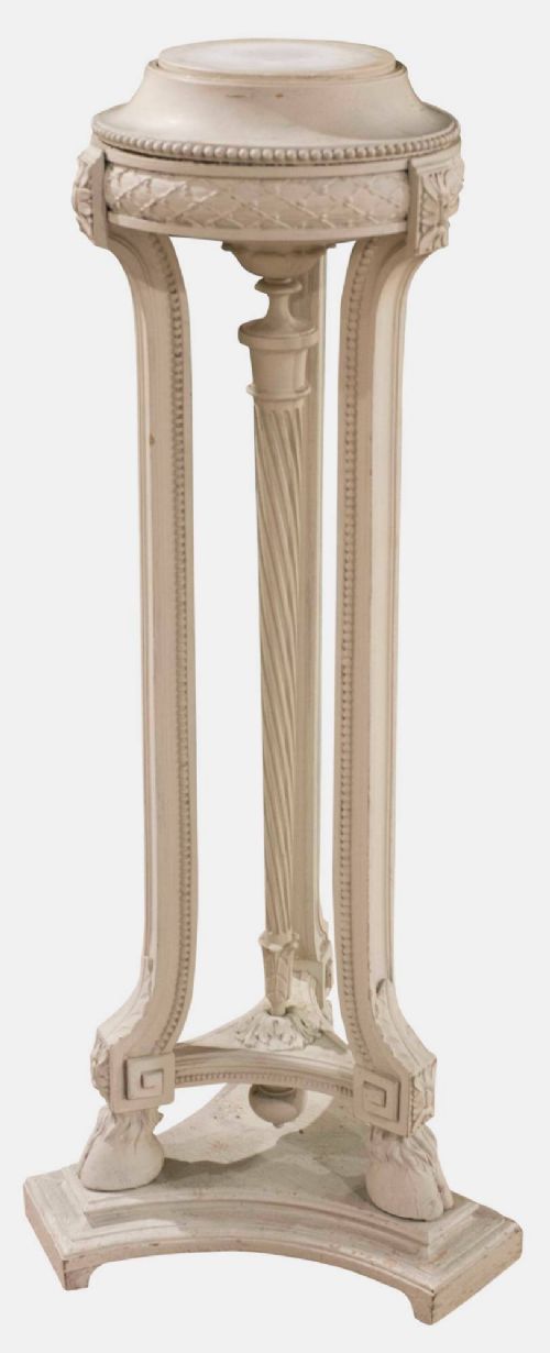 19th Century French Grey Painted Stand