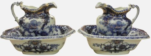Pair of Victorian Jug & Bowl Sets
