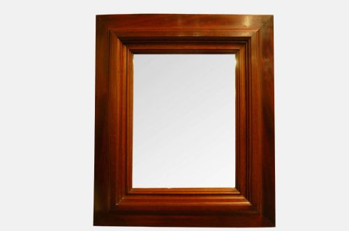 19th Century Mahogany Wall Mirror
