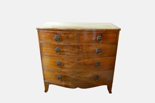 Mahogany Bowfront Chest of Drawers
