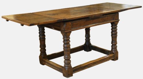 17th Century Style Pale Oak Refectory Table
