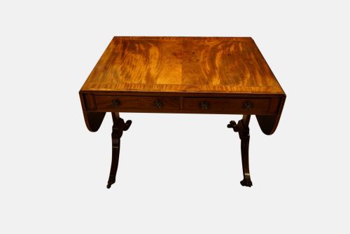 Geo III Mahogany Sofa Table