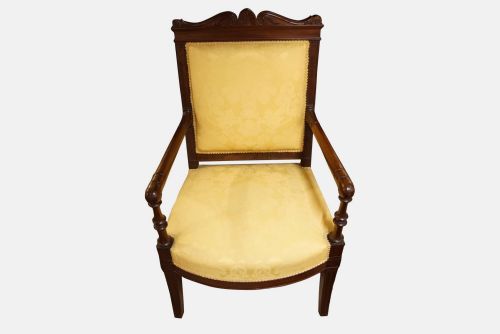 19thc French Carved Armchair