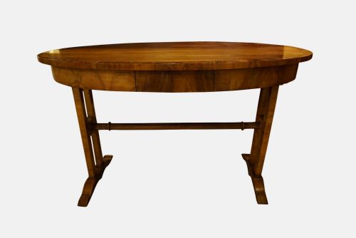 Oval Walnut Centre Table