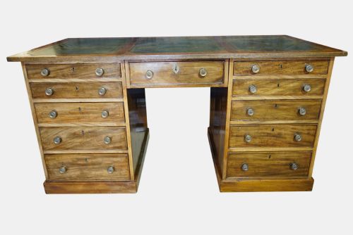 Mahogany Pedestal Desk C1850