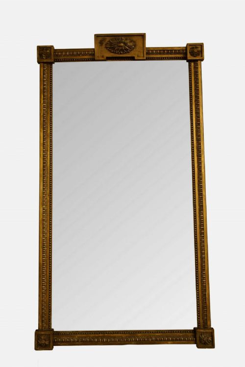 George III Giltwood & Gesso Pier Mirror