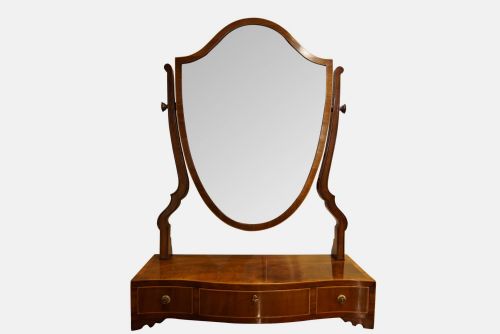 19thc Mahogany Swing Mirror