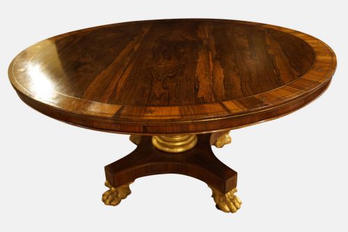 A Regency Rosewood Centre Table