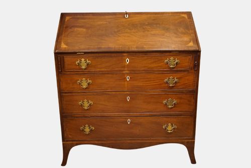 A George II Mahogany Bureau