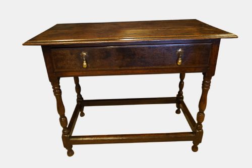 18thc Oak Side Table