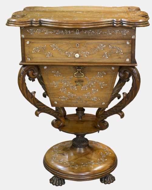 Anglo Indian Inlaid Work Table