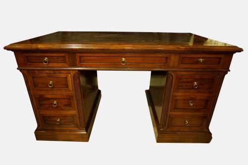 A French Pedestal Desk