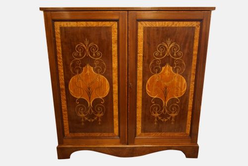 Mahogany and Marquetry Cabinet