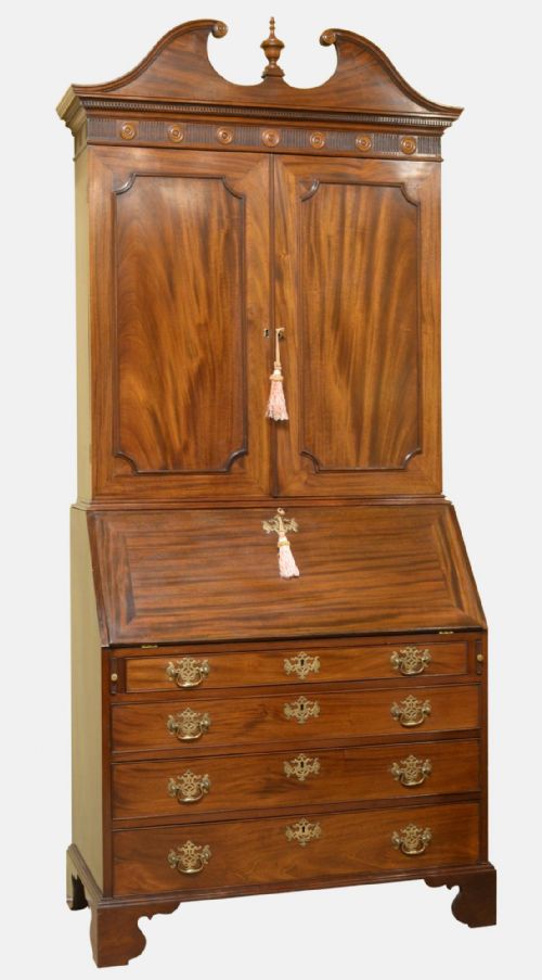 18th Century Mahogany Bureau Bookcase