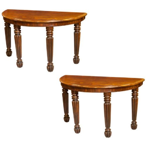 Pair of Regency Period Mahogany Console Tables