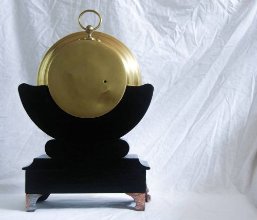 fig 3. Huge Late Victorian 10 Dial Brass Aneroid Barometer on Ebonised stand by WJ Hassard Opticians Glasgow