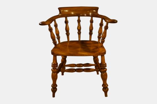 Victorian Beech Captains Chair