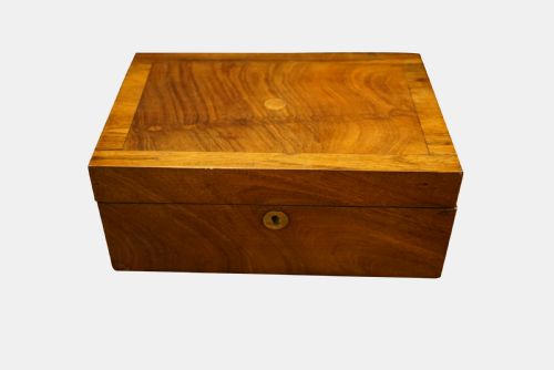 19thc Mahogany Sewing Box