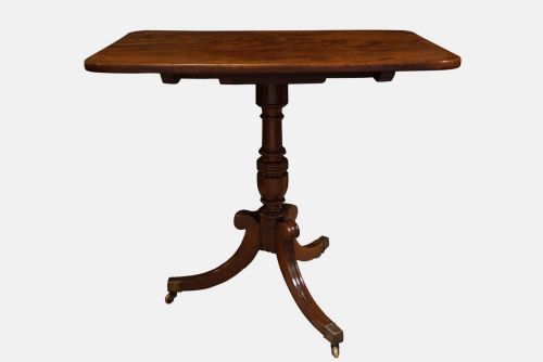 Regency Cuban Mahogany Tripod Table