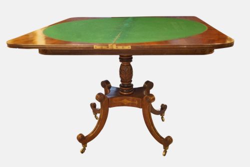 A Regency Mahogany Card Table