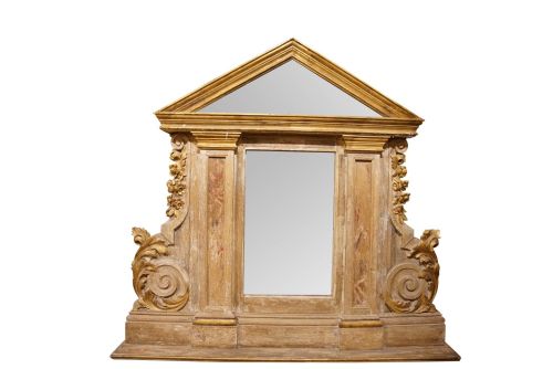 19thc Overmantel Mirror