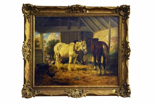 Oil Painting - Old Friends by Henry Brittan Willis