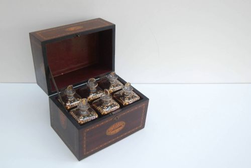 fig 2. Late 19th C Spirit Decanter Set