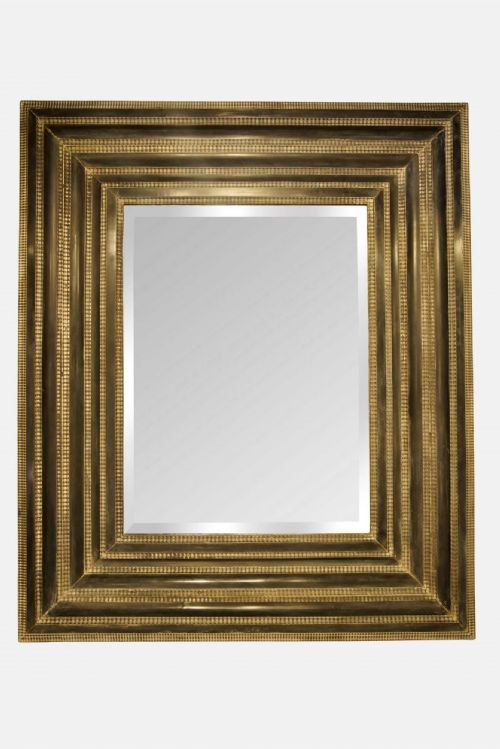 Antique Ebonised Mirror