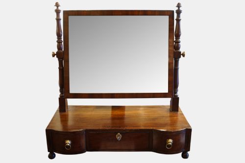 Regency Mahogany Framed Dressing Mirror