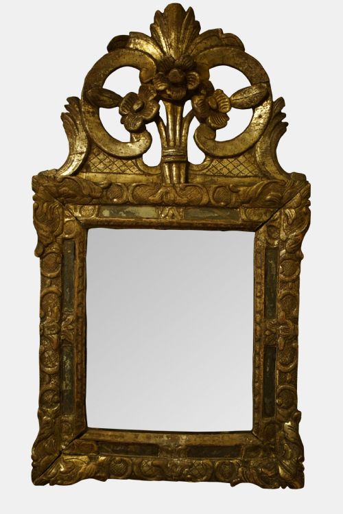 Crested French Mirror C1760