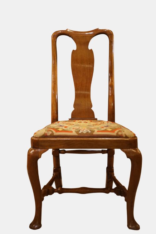 Geo II Walnut Cabriole Chair