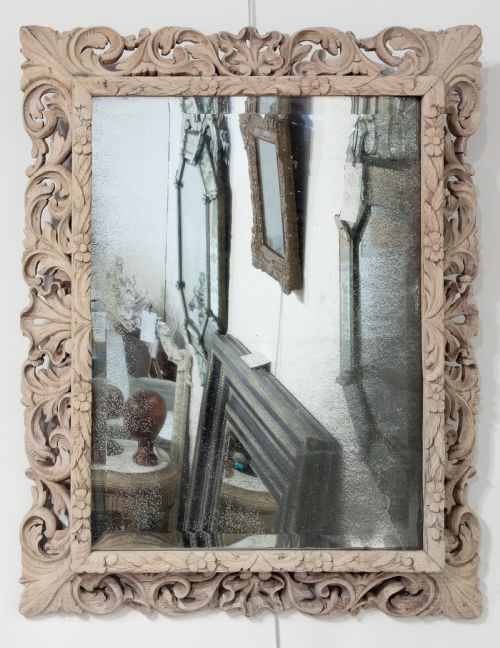 Antique Oak Mirror