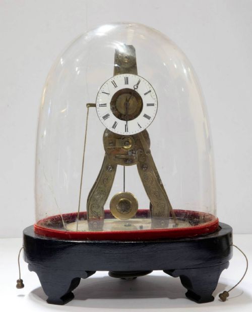 Minature Fusee Skeleton Alarm Clock

