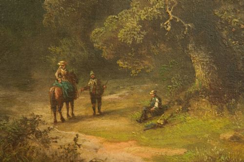 Oil on Canvas Signed Guido Hampe
