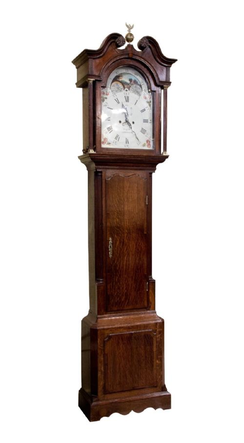 18thc 8 Day Oak Longcase