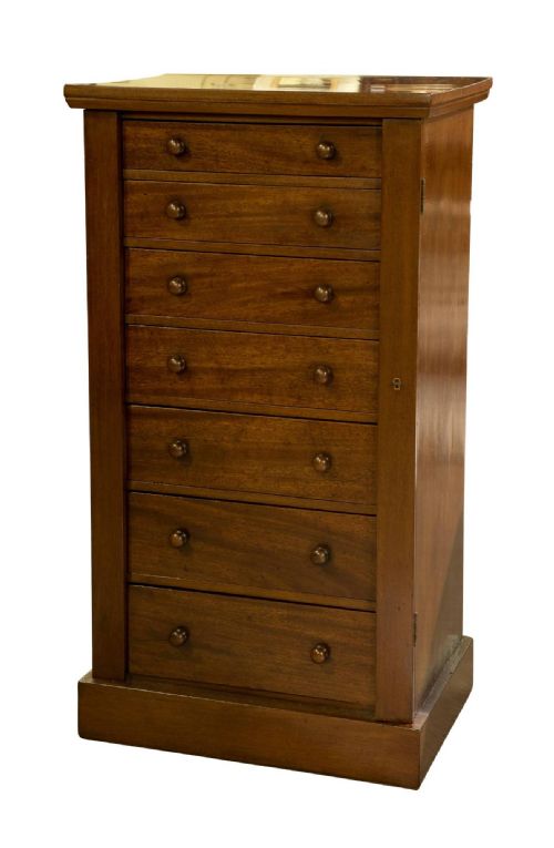 Victorian Mahogany Wellington Chest