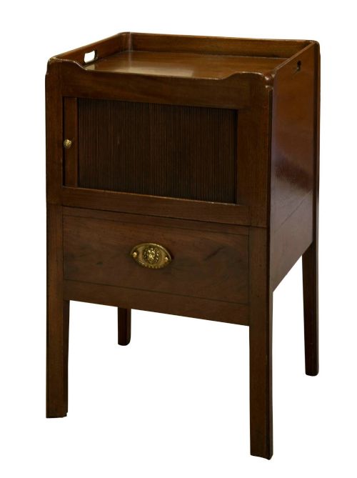
Georgian Tambour Fronted Commode