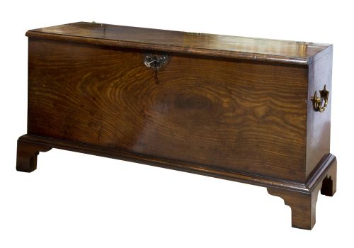 Mahogany Muniment or Deed Chest- Stamped 1844